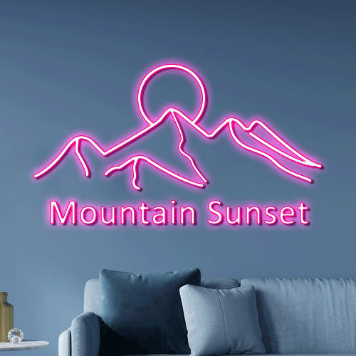 2. Sunset Neon Signs