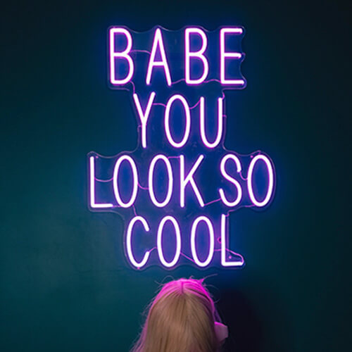 Static Color Custom Neon Signs (NS-CSC ) 