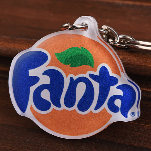 2. FANTA logo Acrylic Keychian