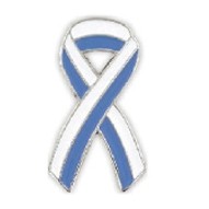 10. Stripped Awareness Ribbon Pin