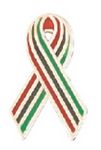 8. 3 Stripe Awareness Ribbon Pin