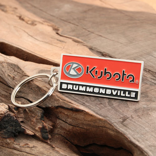 4. Personalized Kubota Metal Keychains