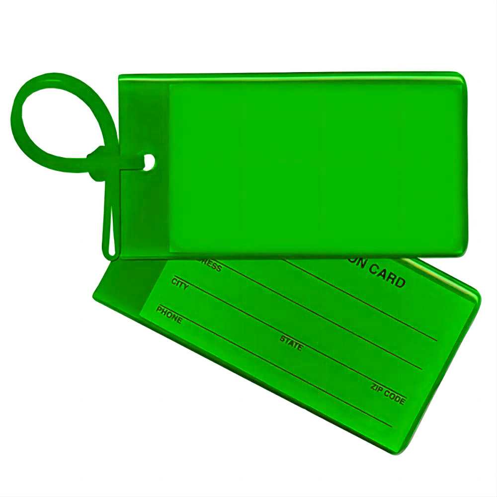 LT-PVC-REC Soft PVC Luggage Tags With Logo