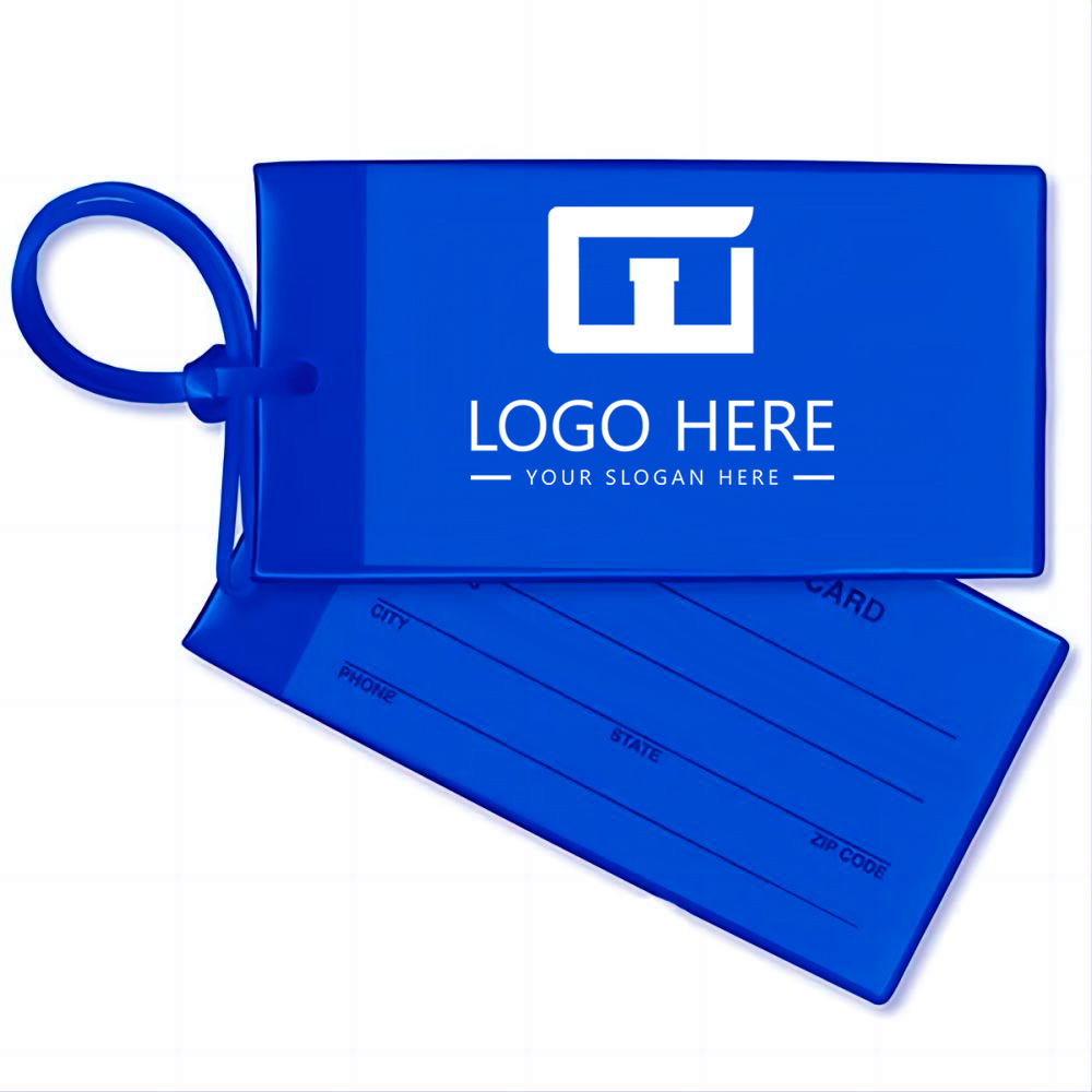 LT-PVC-REC Soft PVC Luggage Tags With Logo