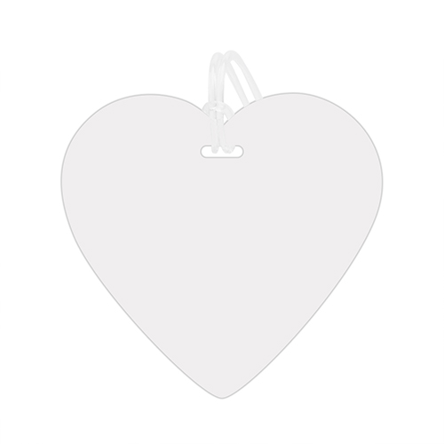 LT-HPL-HRT Heart-shaped Luggage Tags with Strap