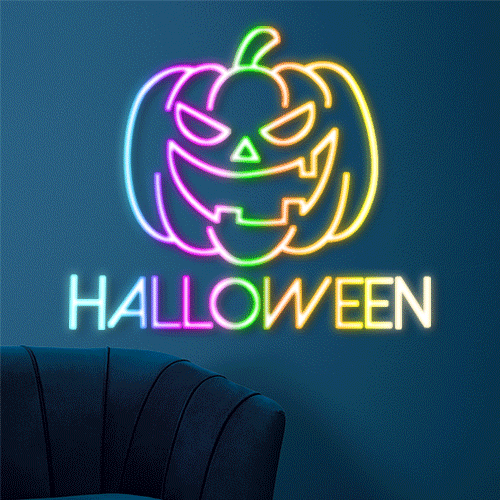 7. Halloween LED Neon Sign