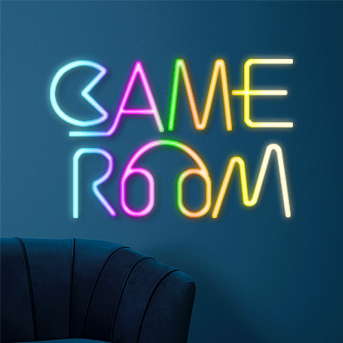 8. Game Room RGB Neon Signs
