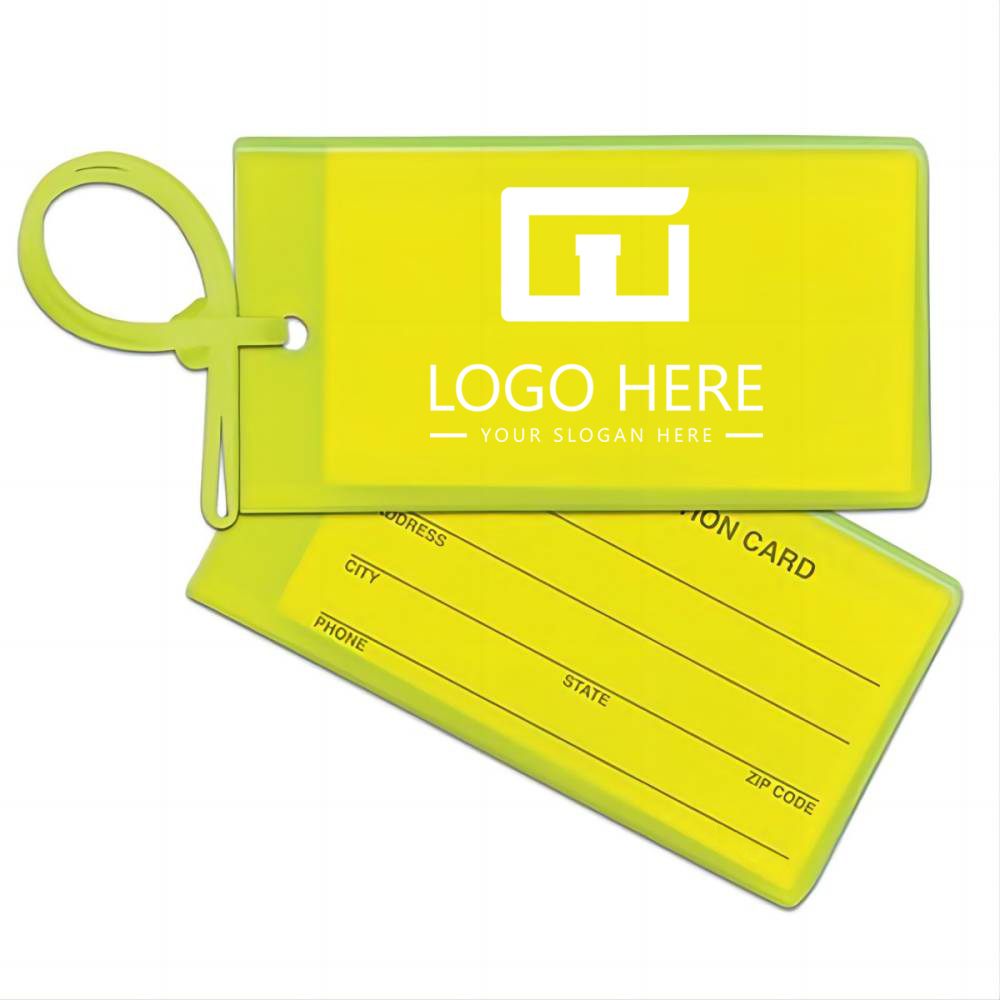 LT-PVC-REC Soft PVC Luggage Tags With Logo