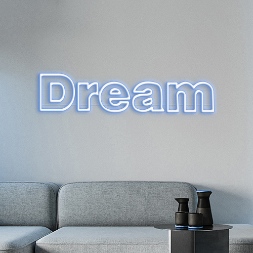 4. Dream Naked Neon Sign