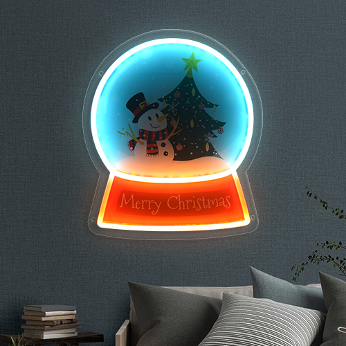 2. Crystal Ball UV Neon Sign