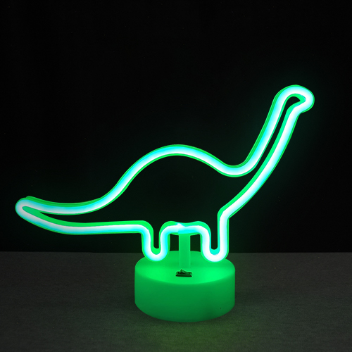 4. Dinosaur Mini Portable Neon Sign