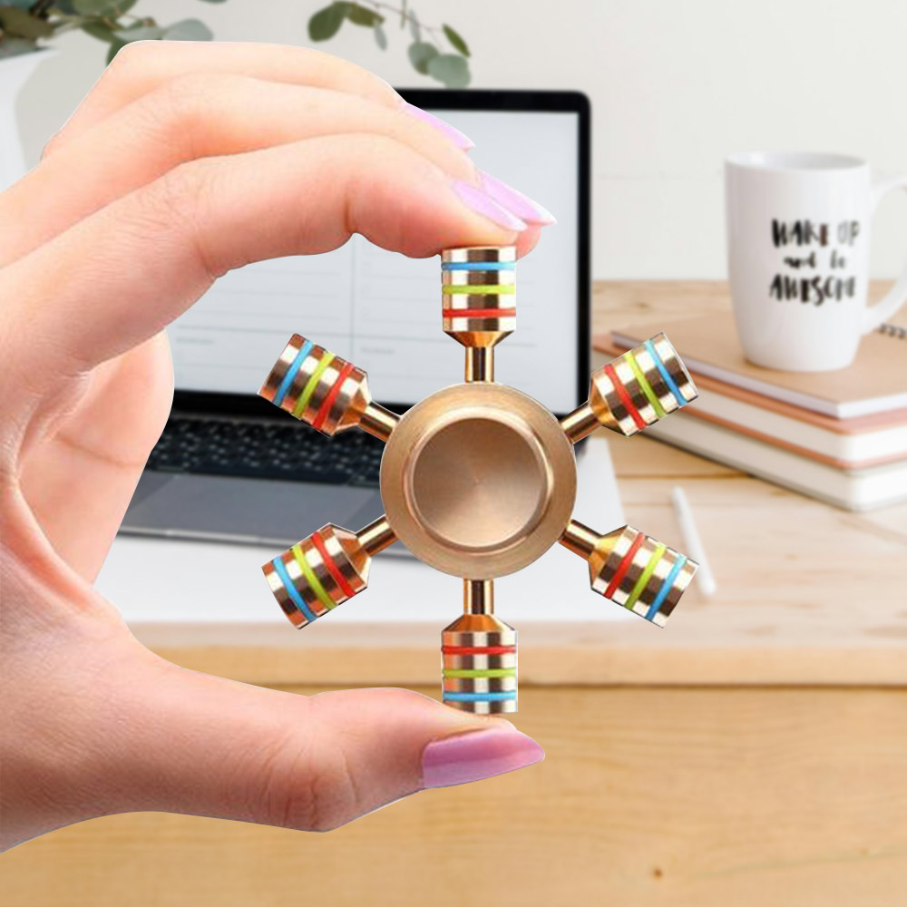 SP-BGR Detachable Brass Fidget Spinner